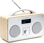 DAB+/DAB Radio Mains Powered Dual Speaker Portable Digital Radio | Battery Po...