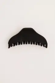 Black Large Plain Claw Clip