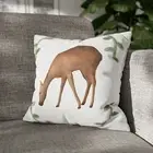 CUSHION COVER PILLOW CASE|FUN CLASSIC CUTE REINDEER FAWN