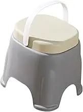 Step Stool Bathroom Stool with Handle Training Stool Stable Creative Foot Rest Shoe Changing Stool for Dining Chair Garage