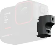 Insta360 Ace Series Mic Adapter, black One Size