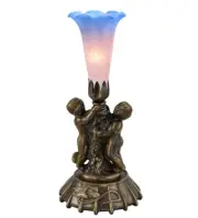 Meyda Tiffany 12454 12" Tall Novelty Table Lamp - Copper