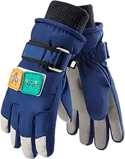 Snow Gloves for Kids | Winter Waterproof Ski Gloves - Kids Ski Snow Gloves Cartoon Winter Cold Weather Warm Snowboard Sports Mittens for Boys Girls Amith