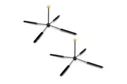 2x Hercules Travlite Pocket Musical Stand Holder for Wind Instrument Flute Black