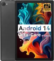 Aumios Android 14 Octa-Core ARM CortexTM-A55 10" Tablet Silver NEW Sealed