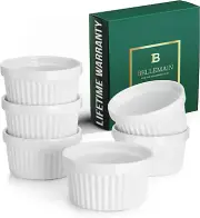 Bellemain 4 Oz. Porcelain Ramekins, Set of 6