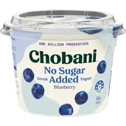 Chobani No Added Sugar Greek Yoghurt Blueberry 680g
