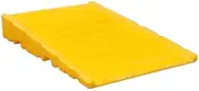 Spill-Proof Tray Oil Tank Spill Tray，Spill Pallet Ramp, Leak-Proof Pallet Slopes, Modular Spill Platform Ramp, Plastic Pallet Ramp(80x15x120cm)