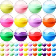120 Pcs 2 Inch Empty Vending Machine Capsules Colored Round Capsules Toy Bulk...