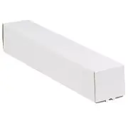 PM3312 Square Mailing Tubes, 3" X 12", Oyster White (Pack of 25)