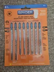 NEW Spyder T-Shank Jigsaw Blade Variety Pack - Pack of 8