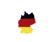 Embroidery patch sew badge iron transfer map germany german deutschland flag