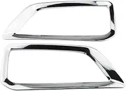 ATATNK Compatible for Hyundai Kona Encino Kauai SUV 2017 2018 2019 2020 Chrome Car Front Fog Light Lamp Cover Trim Foglight Bezel Trim Accessories