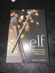 e.l.f. Elf Highlighting And Concealing Brush Set New-Sealed Box
