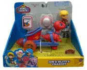 Dino Ranch Jon & Blitz Chariot Dinosaur Figure New