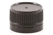 Screw Cap Tamper Evident Black 28mm