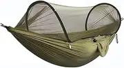 Camping Hammock, Anti-Rollover Nylon Bed,Net Hammock,Outdoor Rest Equipment,with Mosquito Mesh, Ultra-Light,Compact, Quick Setup, Anti-Mosquito, Ideal for Travel and Camping