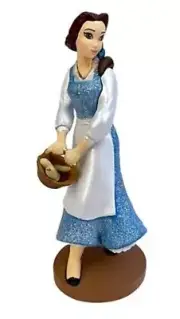 Disney Princess Beauty & the Beast Belle Blue 4" Figure Doll Toy Cake Topper
