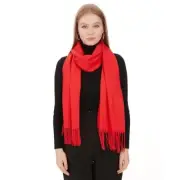 Pashmina Shawls And Wraps For Women - Pashmina Shawl For Brida Evening Red