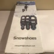Light Weight Snowshoes 25” for Women Men Youth Kids with Poles and Bag Red