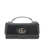[GUCCI] GUCCI Leather small 'GG Milano' bag Woman One Size One Size Black