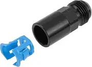 INFINAUTO Fuel Line Connector 8AN Male to Female with 3/8Npt Automotive Quick-Disconnect EFI Fitting Union Swivel Pipe Adapter Aluminum Blue Black 1 Pcs