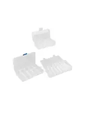 10/15/24 Grids Fishing Tackle Box Plastic Tackle Box Clear Storage Organizer