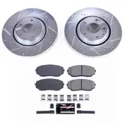 PowerStop Disc Brake Kit - Front - Fits Mazda CX-5 2019-2021, Mazda CX-9 2016-20 (for: Mazda)