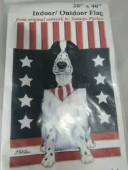 Cocker Spaniel Flags 28" x 40" from best of breed flags artwork by Tomoyo Pitche