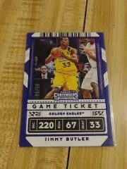 2020-21 JIMMY BUTLER PANINI CONTENDERS #33 VARIATION BLUE #D/99 SP CARD PWE