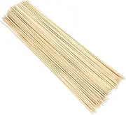 MERRYHAPY Flower Packaging Bamboo Sticks 4mm Diameter 50cm Length Skewers for BBQ 2 Packs for Outdoor Grilling Events