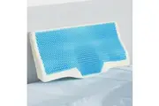 Giselle Bedding Memory Foam Contour Pillow Cool Gel Bamboo Cover