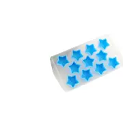 6PCS Pentagram Shaped Silicon Ice Cube Tray / Ice Mold Random Color