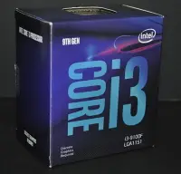 在飛比找Yahoo!奇摩拍賣優惠-Core i3-9100F四核盒裝正式版(1151 3.6G