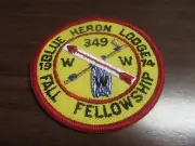 Blue Heron 349 er1974 Fall Fellowship Patch JJ