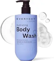 Everyday by frank body Hydrating Body Wash | Made with Hyaluronic Acid, Glycerin and Aloe Vera to Hydrate, Plump and Cleanse | Vegan & Cruelty Free | Cucumber and Waterlily Scent | 360mL