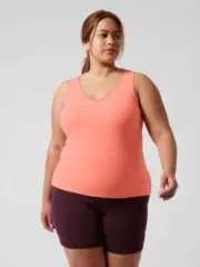 NEW ATHLETA PLUS PEACH TRANSCEND YOGA ANYTIME TANK TOP 3X