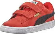 [PUMA] Kids' Suede Sneaker with Hook-and-Loop Straps
