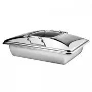 Athena Chafing Dish 1/1 Size Stainless Steel & Glass Induction & Fuel Heated