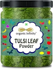Green Velly Indian Organic Infinity Tulsi Leaf Powder/Holy Basil Leaf Powder - 500 GM by Organic Infinity