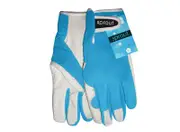 Sprout Goatskin Gardening Gloves - Aqua