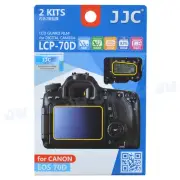 JJC 2kits LCD Guard Film Camera Screen Display Protector Cover for Canon 70D 80D