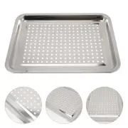 Stainless Steel Leaking Plate Barbecue Pan Multi Purpose Grilling
