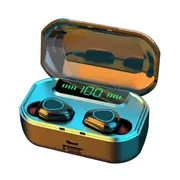 G20 TWS Mini Bluetooth 5.1 Headphones 9D Surround Sound Sports Waterproof Earbuds For All Smartphones - Black