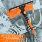 Telescopic Squeegee Cleaner 4.24 meter Window Glass Cleaning Kit Extendable Pole