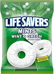 LIFE SAVERS Wint O Green Hard Candy Variety Pack - Gifts, Candy Variety Box, 12 Bags of Candy Mints, Bulk