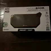 Altec Lansing HydraBoom Waterproof Bluetooth Speaker - Black Brand New