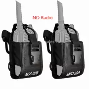 2X MSC-20B Radios Pack Waist Case Bag For Baofeng UV-5R UV-82 QUANSHENG UV-K5 K6
