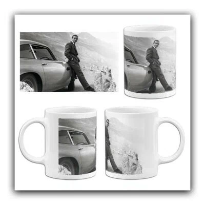 Sean Connery - James Bond - Aston Martin DB5 - Movie Star Portrait Mug