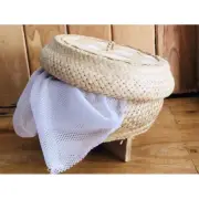 THAI STICKY RICE STEAMER BAMBOO BASKET WITH LID (HUAD)